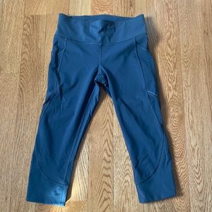 Grey half length leggings. Lululemon